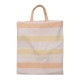 Πετσέτα Παρεό & Τσάντα Σετ Beach Towels Σεβίνα Yellow Cotton Viopros 2Τεμ