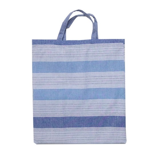 Πετσέτα Παρεό & Τσάντα Σετ Beach Towels Σεβίνα Blue Cotton Viopros 2Τεμ