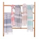 Πετσέτα Παρεό Beach Towels Γκαμπριέλα Pink Cotton Viopros (85x165) 1Τεμ
