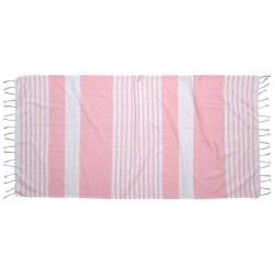 Πετσέτα Παρεό Beach Towels Γκαμπριέλα Pink Cotton Viopros (85x165) 1Τεμ