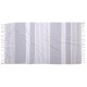 Πετσέτα Παρεό Beach Towels Γκαμπριέλα Grey Cotton Viopros (85x165) 1Τεμ