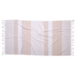 Πετσέτα Παρεό Beach Towels Γκαμπριέλα Beige Cotton Viopros (85x165) 1Τεμ