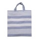 Πετσέτα Παρεό & Τσάντα Σετ Beach Towels Γκαμπριέλα Blue Cotton Viopros 2Τεμ