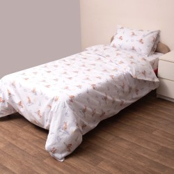 Παπλωματοθήκη Παιδική Ημίδιπλη Σετ Kids Χοκ Cotton Viopros (180x240) 2Τεμ