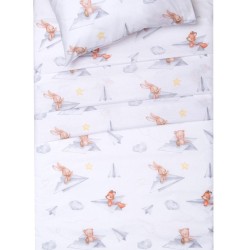 Κουβερλί Βρεφικό Κούνιας Bebe Χοκ Cotton Viopros (120x160) 1Τεμ