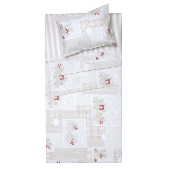 Κουβερλί Βρεφικό Κούνιας Bebe Κρις Cotton Viopros (120x160) 1Τεμ