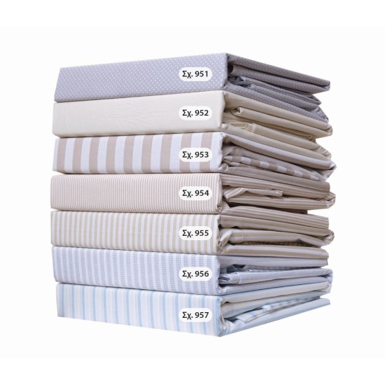 Κουβερλί Μονό Σετ Colours 951 Cotton Viopros (160x240) 2Τεμ Κουβερλί Μονό Σετ Colours 951 Cotton Viopros (160x240) 2Τεμ