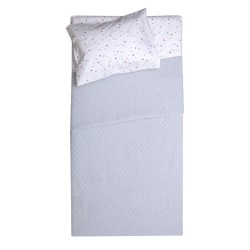 Κουβέρτα Βρεφική Κούνιας Blankets Δήλος Grey Viopros (110x155) 1Τεμ