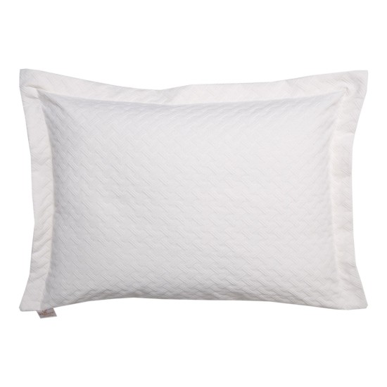 Μαξιλαροθήκη Blankets Δήλος Ecru Viopros (50x70+5) 1Τεμ