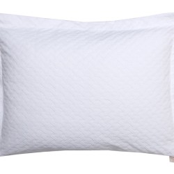 Μαξιλαροθήκη Blankets Δήλος White Viopros (50x70+5) 1Τεμ