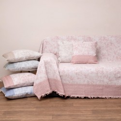 Ριχτάρι Τετραθέσιου Throws 3024 Coral Jacquard Cotton Viopros (180x320) 1Τεμ