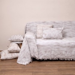 Ριχτάρι Τετραθέσιου Throws 3025 Linen Jacquard Cotton Viopros (180x320) 1Τεμ Ριχτάρι Τετραθέσιου Throws 3025 Linen Jacquard Cotton Viopros (180x320) 1Τεμ