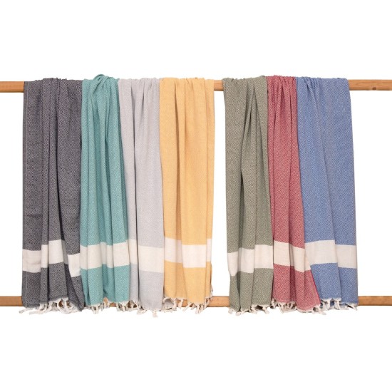 Πετσέτα Θαλάσσης Παρεό Beach Towels Summer Oil Cotton Viopros (100x180) 1Τεμ
