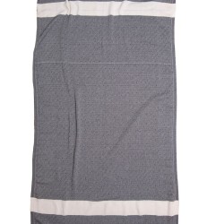 Πετσέτα Θαλάσσης Παρεό Beach Towels Summer Black Cotton Viopros (100x180) 1Τεμ