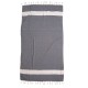 Πετσέτα Θαλάσσης Παρεό Beach Towels Summer Black Cotton Viopros (100x180) 1Τεμ