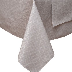 Τραπεζομάντηλο Αλέκιαστο Κορίνα Beige Viopros (140x220) 1Τεμ