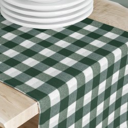 Τραπεζομάντηλο Δουβλίνο Green Νηματοβαφή Viopros (140x220) 1Τεμ