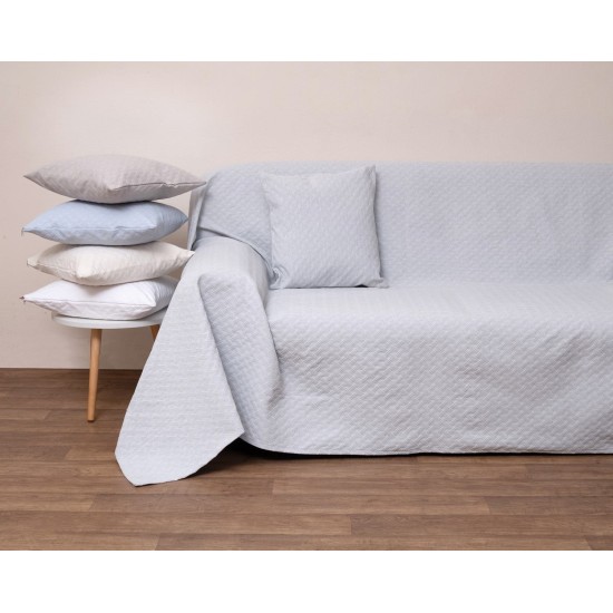 Ριχτάρι Πολυθρόνας Throws Δήλος White Viopros (170x180) 1Τεμ Ριχτάρι Πολυθρόνας Throws Δήλος White Viopros (170x180) 1Τεμ