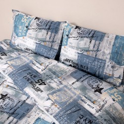Παπλωματοθήκη Ημίδιπλη Σετ Basic 861 Polycotton Viopros (180x240) 2Τεμ