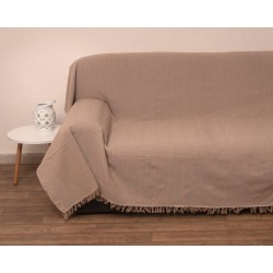 Ριχτάρι Πολυθρόνας Throws 1669 Beige Viopros (170x170) 1Τεμ