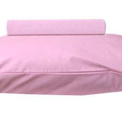 Παπλωματοθήκη Βρεφική Κούνιας Σετ Colours 950 Pink Cotton Viopros (120x160) 2Τεμ