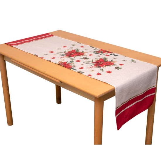 Τραβέρσα Χριστουγεννιάτικη Σετ Christmas 4402 Loneta Viopros (40x140) 2Τεμ