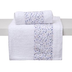 Πετσέτες Παιδικές Σετ Bath Nina L.Blue Cotton Viopros 2Τεμ