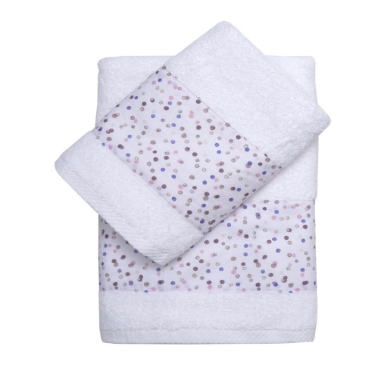 Πετσέτες Παιδικές Σετ Bath Nina Pink Cotton Viopros 2Τεμ