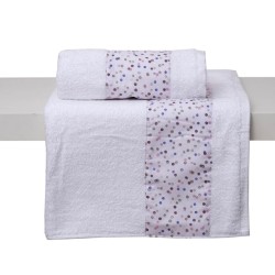 Πετσέτες Παιδικές Σετ Bath Nina Pink Cotton(Σε Συσκευασία Δώρου) Viopros 2Τεμ