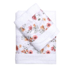 Πετσέτες Παιδικές Σετ Bath Άνοιξη Cotton Viopros 2Τεμ