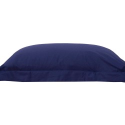 Πάπλωμα Υπέρδιπλο Σετ Superb D.Blue Percale Cotton Viopros (220x240) 3Τεμ