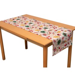 Τραβέρσα Χριστουγεννιάτικη Σετ Christmas 4455 Loneta Viopros (40x150) 2Τεμ