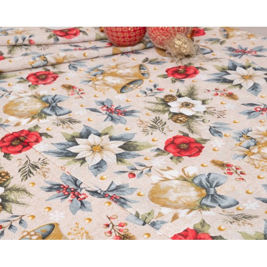 Καρέ Χριστουγεννιάτικο Christmas 4456 Loneta Viopros (85x85) 1Τεμ