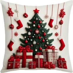 Μαξιλάρι Διακοσμητικό Χριστουγεννιάτικo Christmas 267 Viopros (45x45) 1Τεμ