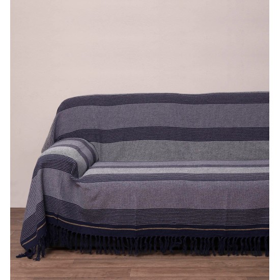 Ριχτάρια Σετ Throws 2010 Grey Cotton Viopros 3Τεμ