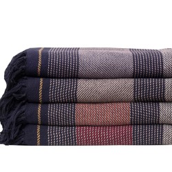 Ριχτάρια Σετ Throws 2010 Beige Cotton Viopros 3Τεμ