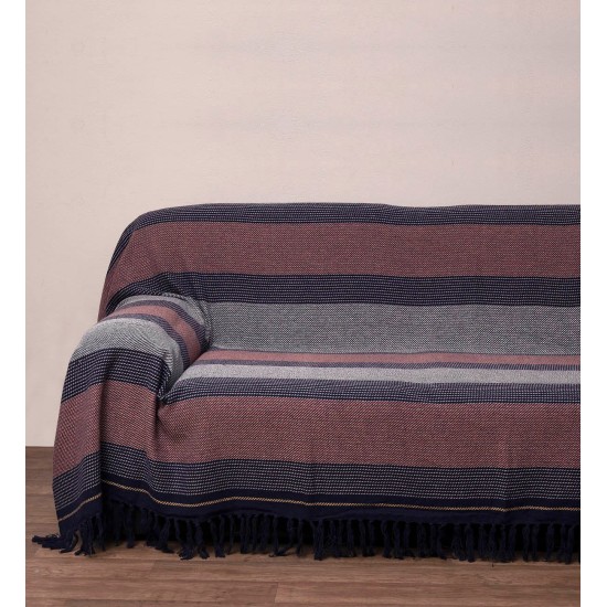 Ριχτάρια Σετ Throws 2010 Terracotta Cotton Viopros 3Τεμ