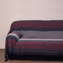 Ριχτάρια Σετ Throws 2010 Bordeaux Cotton Viopros 3Τεμ