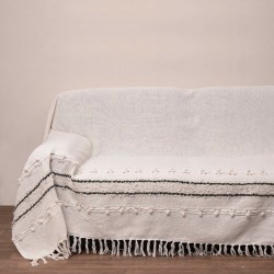 Ριχτάρια Σετ Throws 2011 Ecru Cotton Viopros 3Τεμ