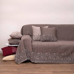 Ριχτάρι Τετραθέσιου Throws 2223 Vege Jacquard Chenille Viopros (180x320) 1Τεμ
