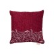 Μαξιλαροθήκη Διακοσμητική Throws 2223 Bordeaux Jacquard Chenille Viopros (42x42) 1Τεμ