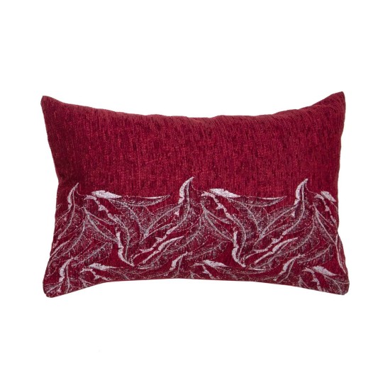 Μαξιλάρι Διακοσμητικό Throws 2223 Bordeaux Jacquard Chenille Viopros (32x52) 1Τεμ
