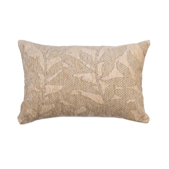 Μαξιλάρι Διακοσμητικό Throws 2224 Gold Jacquard Chenille Viopros (32x52) 1Τεμ