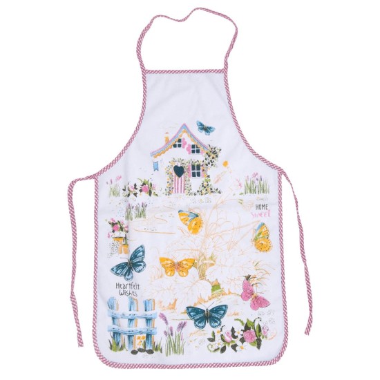 Ποδιά Ολόσωμη Με Αδιάβροχη Επένδυση Kitchen 3 Pink Viopros 1Τεμ