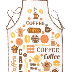 Ποδιά Ολόσωμη Με Αδιάβροχη Επένδυση Kitchen 5 Brown Viopros 1Τεμ