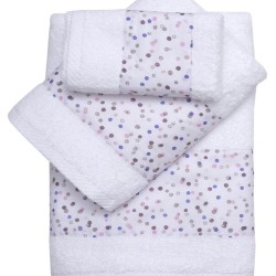 Πετσέτες Σετ Bath Nina Beige Cotton(Σε Συσκευασία Δώρου) Viopros 3Τεμ