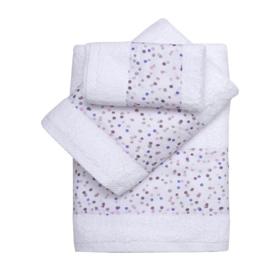 Πετσέτες Σετ Bath Nina Beige Cotton(Σε Συσκευασία Δώρου) Viopros 3Τεμ