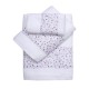Πετσέτες Σετ Bath Nina Beige Cotton(Σε Συσκευασία Δώρου) Viopros 3Τεμ