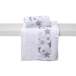 Πετσέτες Σετ Bath Nina Σείριος Cotton Viopros 2Τεμ