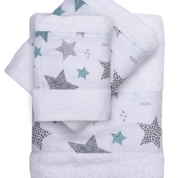 Πετσέτες Σετ Bath Σείριος Cotton (Σε Συσκευασία Δώρου) Viopros 3Τεμ